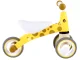 Ecotoys LB1603 YELLOW līdzsvara velosipēds bērniem, Žirafe, dzeltens