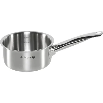 De Buyer PRIM'APPETY Stainless Steel Saucepan, 14 cm, 0.7 L
