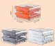 Egg Storage Container with Drawers, 32 Eggs, Grey