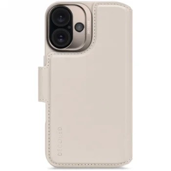 Decoded ādas noņemams maksts MagSafe futrālis ar maku iPhone 16 - rozā krāsā | Leather Detachable Wallet Case...