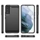 Samsung Galaxy S22 5G (SM-S901) Carbon Flexible Cover TPU Case, Black | Telefona Maciņš Vāciņš Apvalks Bampers