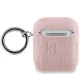 Чехол Karl Lagerfeld Monogram Karl Head для AirPods 1 / 2, розовый
