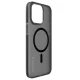 Decoded Transparent Grip Case with MagSafe for iPhone 15 Pro Max, Grey/Black