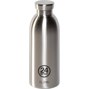 Термобутылка 24Bottles Clima Bottle Brushed Steel, 500 мл