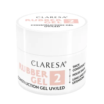 Claresa Rubber Gel nagu modelēšanas želeja, tonis 2, 90g