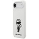 MagSafe Silikona Vāciņš Karl Lagerfeld iPhone 17 Air Balts | Phone Case Cover