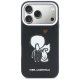 Karl Lagerfeld Karl & Choupette Back Logo MagSafe maciņš iPhone 17 Pro – melns | Phone Case Cover