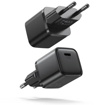 Joyroom L-P202 USB-C lādētājs 20W PD QC 3.0 AFC, melns