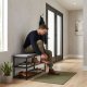 Apavu skapis ar sēdvietu 80 cm 2 plaukti ModernHome, pelēks