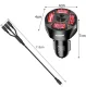 Xtrobb 19907 Car Charger 4x USB with 3-in-1 Cable, Black