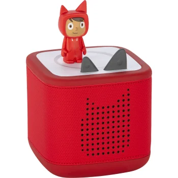 Tonies Toniebox 2 Classic Starterset bērnu audio atskaņotājs, Sunset Red