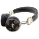 Беспроводные накладные наушники Guess Peony Script Round Shape GUBH70EPOSMK, черные