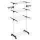 Clothes Drying Rack Massido Delia, Vertical Folding Laundry Airer, 50 ft, white