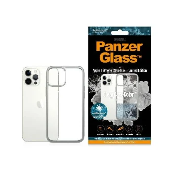 PanzerGlass iPhone 12 Pro Max Case ClearCase, Transparent and Silver