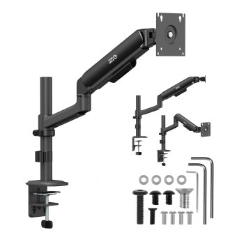 Ergo Office ER-691 B monitora turētājs ar gāzes atsperi, 17"-32", 1-10kg, melns