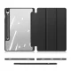 Samsung Galaxy Tab S9 FE 10.9\'\' (SM-X510 / X516B) Dux Ducis Toby Smart Book Cover Case, Black | Planšetes Vāciņš...