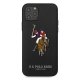 Apple iPhone 12 / 12 Pro Max 6.1\" US Polo Embroidery Collection Case Cover (USHCP12MPUGFLBK), Black