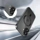 Tech-Protect iPhone 17 vāciņš MagFlex MagSafe, caurspīdīgs melns