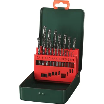 Metabo HSS-R SP metallipuuride komplekt, 19 tk, 1–10 mm