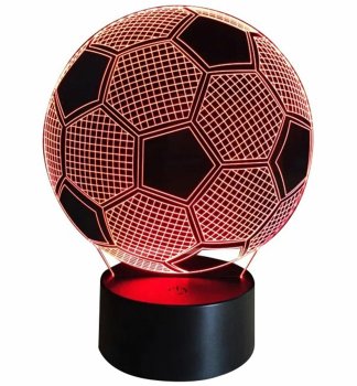 LED 3D Soccer Ball Night Lamp