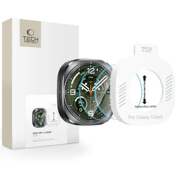 Защитное стекло Tech-Protect Easy Set+ для Samsung Galaxy Watch Ultra 47mm, 2 шт.