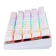 Bezvadu mehāniskā tastatūra Motospeed SK62 White (zils slēdzis) | Wireless mechanical keyboard