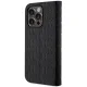 Apple iPhone 14 Pro Max 6.7\" Karl Lagerfeld Saffiano Monogram Bookcase Cover (KLBKP14XSAKLHPK), Black | Telefona...
