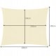 Gardlov Sun Shade Sail 3x2m, Beige