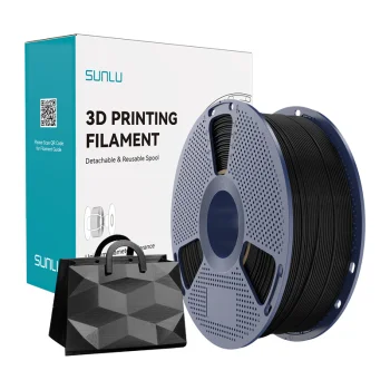 Нить для 3D-принтера Sunlu TPU Silk 1.75 мм, 1 кг, черный