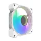 Darkflash DR08 120mm PWM A-RGB datora dzesētājs balts