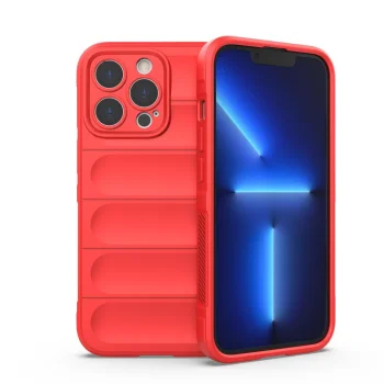 Magic Shield Case elastīgs aizsargvāciņš iPhone 13 Pro Max, sarkans