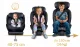 Nukido Aero Line Bērnu autosēdeklis 0-36 kg (40-150 cm) Isofix, Melns