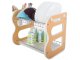 Two-Tier Dish Drainer Rack with Drip Tray and Cutlery Holder