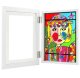 Photo Frame for Pictures and Children\'s Drawings, A4 Format, White