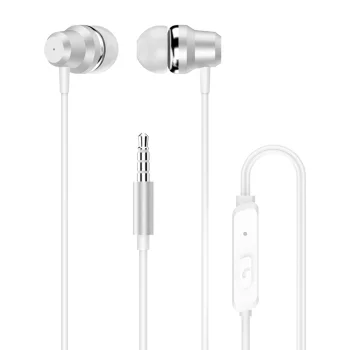 Dudao X10PRO austiņas ar vadu, 3.5mm ligzda, iebūvēta pults - baltas