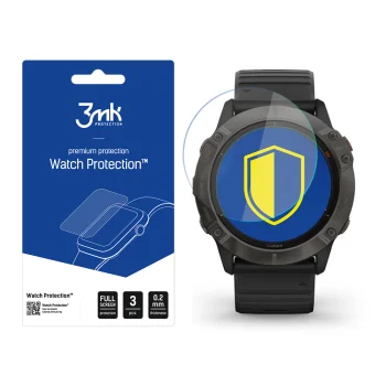 3mk Watch Protection™ ekrāna aizsargplēve Garmin Fenix 6X Pro (3 gab.)