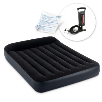 INTEX 64142 Full Size Air Mattress with Piston Pump, 191x137x25 cm