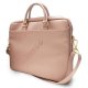 Сумка для ноутбука Guess Saffiano Script 16\", розовая