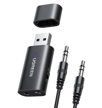Ugreen USB Bluetooth Аудио Адаптер Передатчик / Приемник, Чёрный | Transmitter...