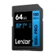 Atmiņas karte Lexar Professional 800x Pro SDXC 64 GB, līdz 150 MB/s, V30, U3