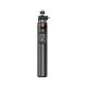 Selfie stick WC13YDS telescopic tripod 1.3m with double lamp and phone holder - black