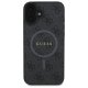 Guess 4G Ring Classic Logo MagSafe vāciņš Apple iPhone 16 Melns