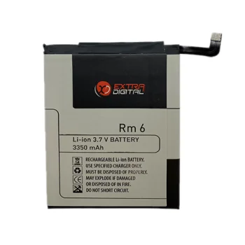 Extra Digital Battery for Xiaomi Redmi 6 (3350 mAh, 3.7 V)