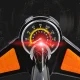 Напольный велосипедный насос Rockbros GP6532B с манометром, 11 бар,...