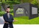 Sienas dārza teltij (paviljonam), Pelēka krāsa | Walls for Garden Tent