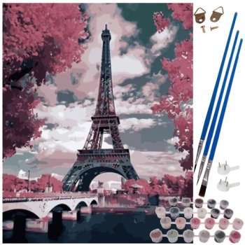 Maaleo Paint by Numbers 40x50 cm, Tower