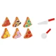 Деревянная пицца с аксессуарами, 21 см | Wooden pizza play set with accessories