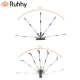 Плоская швабра с распылителем Ruhhy и 2 насадками из микрофибры, 600мл