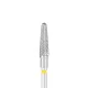 Exo Pro cietsakausējuma nagu frēzes uzgalis noapaļots konuss 4,0 mm dzeltens