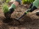 Garden Hand Rake for Flowers and Soil Loosening DIVODV, Black/Green